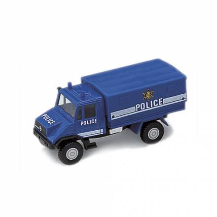 Модель полицейского грузовика с кузовом 